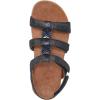 imageVionic Womens Womens Rest Amber Backstrap Sandal  Ladies Adjustable Walking Sandals with Concealed Orthotic Arch SupportNavy Metal Linen