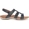 imageVionic Womens Womens Rest Amber Backstrap Sandal  Ladies Adjustable Walking Sandals with Concealed Orthotic Arch SupportNavy Metal Linen