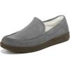 imageVionic Mens Gustavo SlipperCharcoal Grey Suede