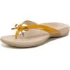 imageVionic Womens Rest Bella II Toepost SandalSunflower Ptnt