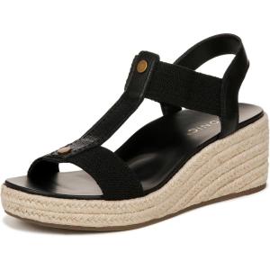 imageVionic Womens Calera Wedge SandalBlack Leather
