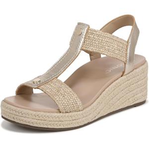 imageVionic Womens Calera Wedge SandalGold Metallic Leather