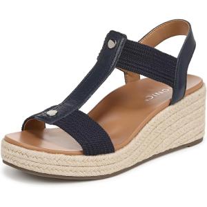 imageVionic Womens Calera Wedge SandalNavy Leather