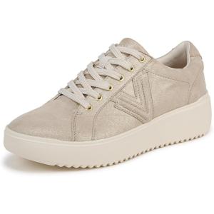 imageVionic Womens Kearny Lace Up SneakerGold Metal Leather