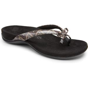 imageVionic Womens Rest Bella II Toepost SandalBlack Chevron