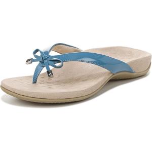 imageVionic Womens Rest Bella II Toepost SandalLARKSPUR PTNT