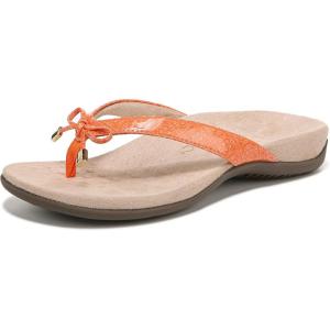 imageVionic Womens Rest Bella II Toepost SandalMarmalade Tile Patent