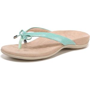 imageVionic Womens Rest Bella II Toepost SandalMenta Tile Patent