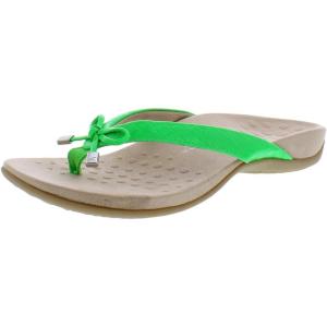 imageVionic Womens Rest Bella II Toepost SandalVibrant GreenCorkgreen
