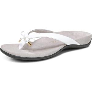 imageVionic Womens Rest Bella II Toepost SandalWhite Pearl Ptnt