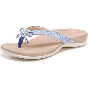 imageVionic Womens Rest Bella II Toepost SandalWhite Tile Patent