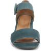 imageVionic Womens Chardonnay Heeled SandalBodega Blue Suede Leather