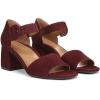imageVionic Womens Chardonnay Heeled SandalCherry Jubilee Suede Leather