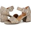 imageVionic Womens Chardonnay Heeled SandalOatmeal Snake Leather