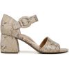 imageVionic Womens Chardonnay Heeled SandalOatmeal Snake Leather