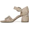 imageVionic Womens Chardonnay Heeled SandalOatmeal Snake Leather