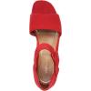 imageVionic Womens Chardonnay Heeled SandalRed Suede
