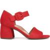 imageVionic Womens Chardonnay Heeled SandalRed Suede