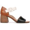 imageVionic Womens Chardonnay Heeled SandalTan Black Cream Leather