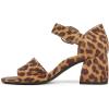 imageVionic Womens Chardonnay Heeled SandalTan Leopard Suede