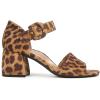 imageVionic Womens Chardonnay Heeled SandalTan Leopard Suede