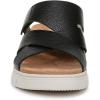 imageVionic Womens Uptown Sunset Slide SandalBlack Leather