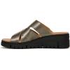 imageVionic Womens Uptown Sunset Slide SandalGunmetal Leather
