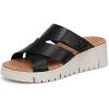 imageVionic Womens Uptown Sunset Slide SandalBlack Leather