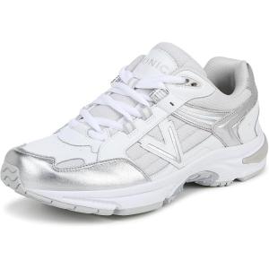 imageVionic Womens 23walk 20 SneakerWhite Silver Leather