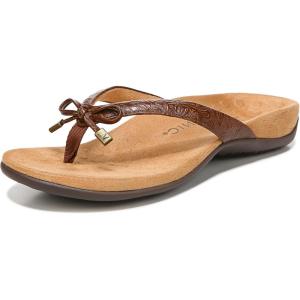 imageVionic Womens BellaBrown Floral Embs