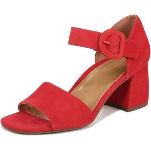imageVionic Womens Chardonnay Heeled SandalRed Suede