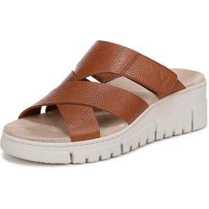 imageVionic Womens Uptown Sunset Slide SandalBrown Leather