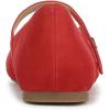 imageVionic Womens Alameda Mary Jane FlatRed Suede