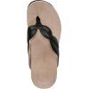 imageVionic Womens Bella Braid Thong Sandals FlipFlopBlack Leather