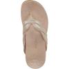 imageVionic Womens Bella Braid Thong Sandals FlipFlopGold Leather