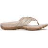 imageVionic Womens Bella Braid Thong Sandals FlipFlopGold Leather