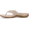 imageVionic Womens Bella Braid Thong Sandals FlipFlopGold Leather