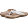 imageVionic Womens Bella Braid Thong Sandals FlipFlopWhite