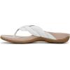 imageVionic Womens Bella Braid Thong Sandals FlipFlopWhite