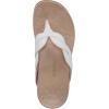 imageVionic Womens Bella Braid Thong Sandals FlipFlopWhite