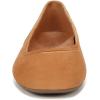 imageVionic Womens Orinda Ballet FlatCamel Suede