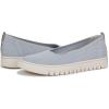 imageVionic Womens Uptown Skimmer Knit Ballet FlatBlue MistSilver Knit Fabric