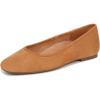 imageVionic Womens Orinda Ballet FlatCamel Suede