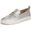 Silver Metallic Leather