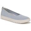 imageVionic Womens Uptown Skimmer Knit Ballet FlatBlue MistSilver Knit Fabric