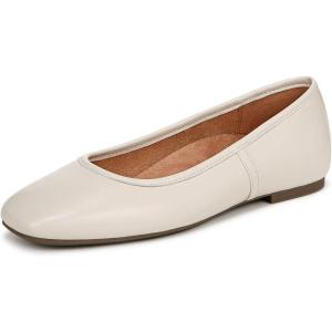 imageVionic Womens Orinda Ballet FlatCream Nappa Leather