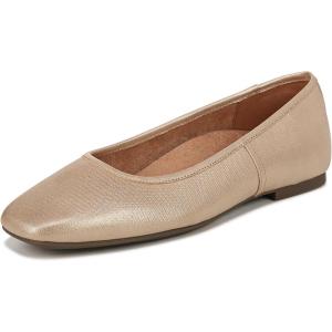 imageVionic Womens Orinda Ballet FlatGold Leather