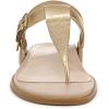 imageVionic Womens Cora FlipFlopGold Metallic Leather