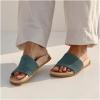 imageVionic Womens Evie Knit Slide SandalBodega Blue