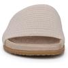 imageVionic Womens Evie Knit Slide SandalCream
